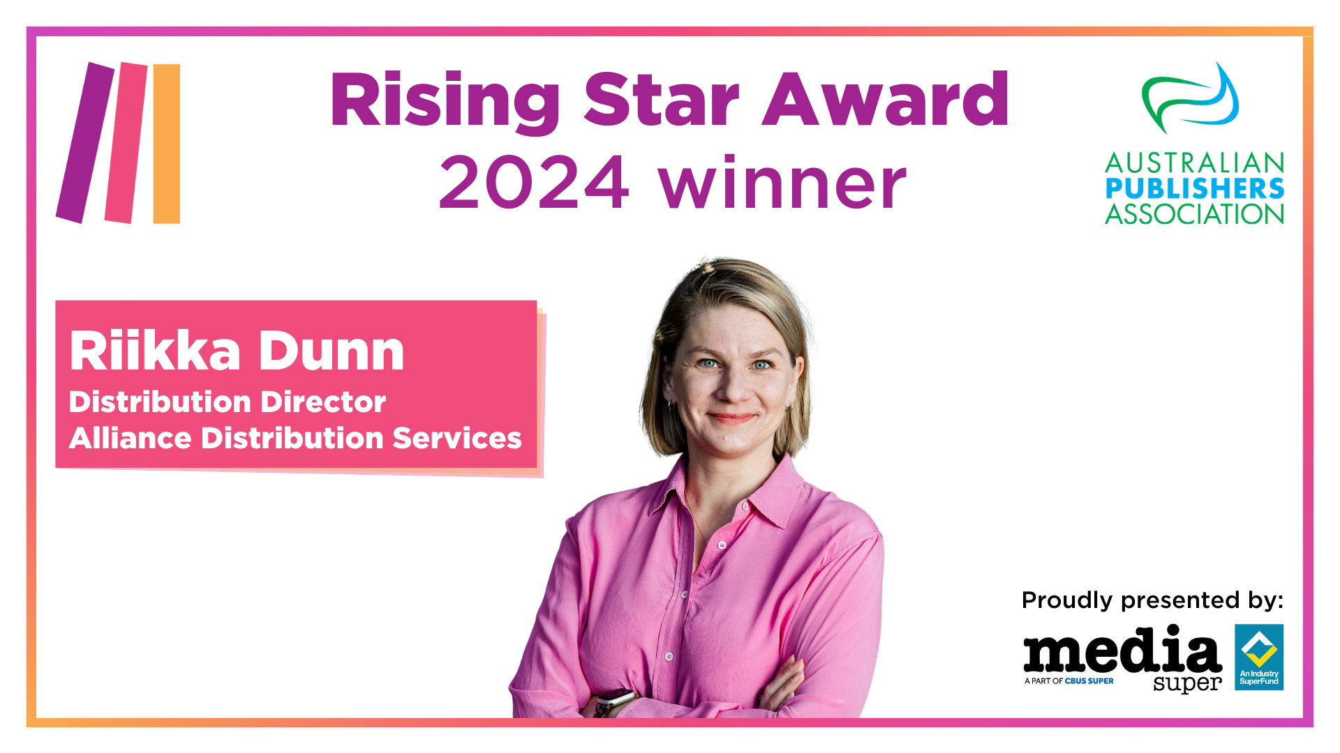 2024 Rising Star Winner, Riikka Dunn