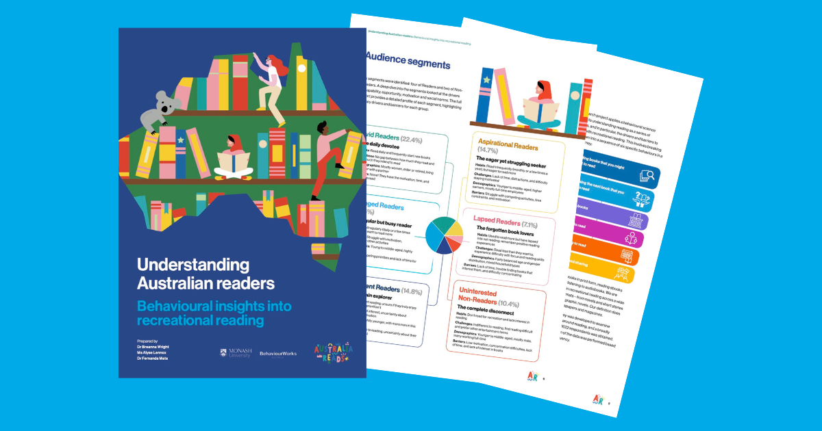 Understanding Australian Readers research report cover